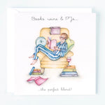 LL305 - Books wine and PJ's